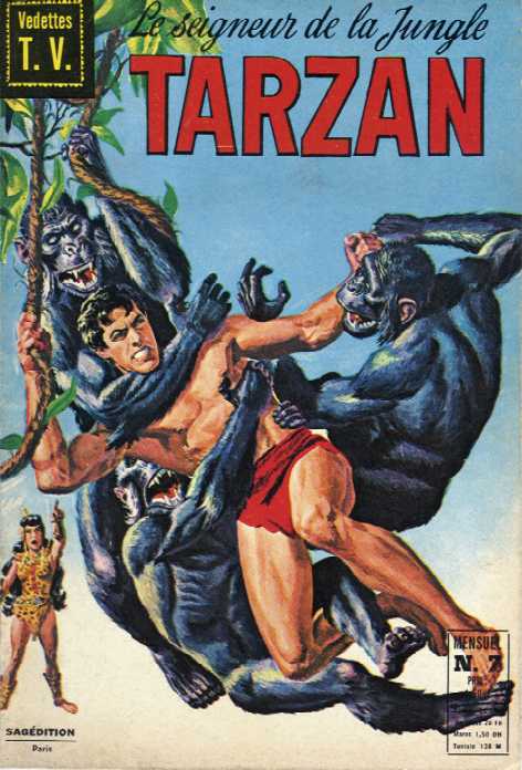 Scan de la Couverture Tarzan Vedettes Tv n 7
